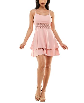 B darlin lace on sale fit and flare dress