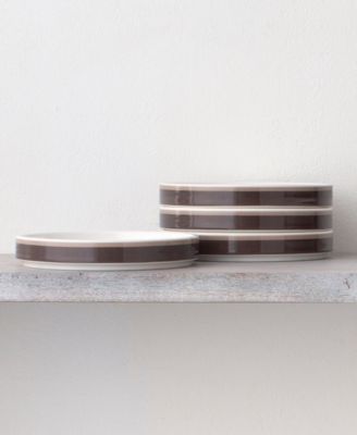 ColorStax Stripe Small Plates, Set of 4