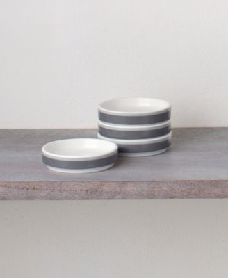 ColorStax Stripe Mini Plates, Set of 4