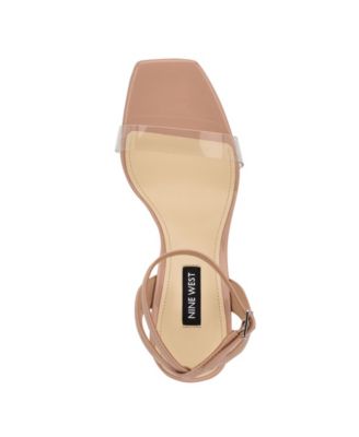 Women's Zadie Square Toe Stiletto Heel Dress Sandals