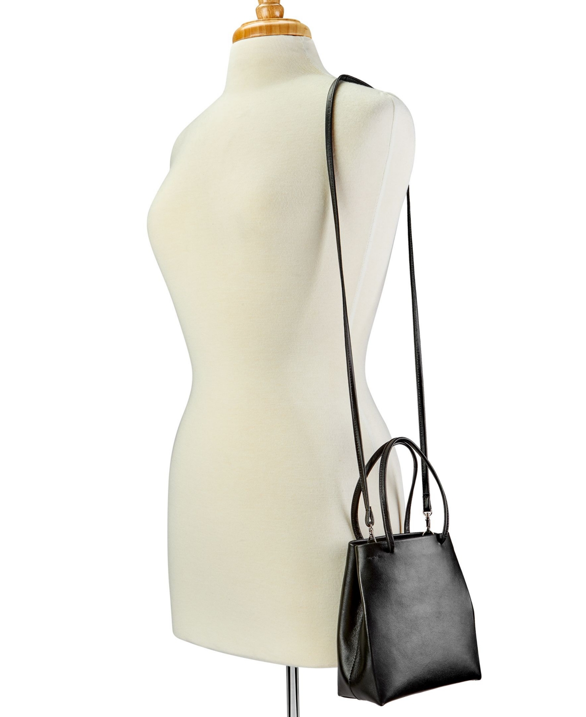 GiGi New York Women's Sydney GiGi New York Women's Mini Shopper - Black - Italian Genuine Leather