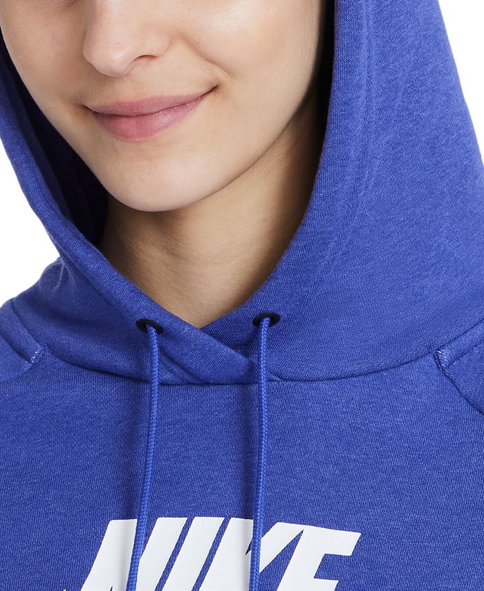 Nike Women's Sportswear Essential Cropped Hoodie & Reviews - Tops - Women - Macy's