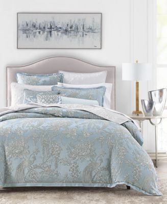 Hotel Collection Dimensional 3-Pc. Comforter Set, Full/Queen, Created for Macy's - Blue