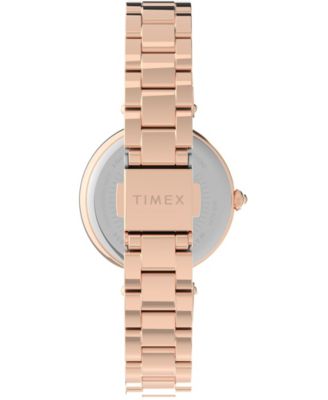 Women's City Rose Gold-Tone Low Lead Brass Bracelet Watch 32mm