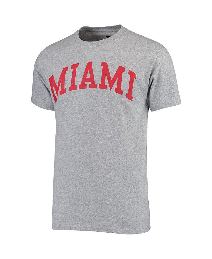 Fanatics Men's Branded Gray Miami University RedHawks Basic Arch T