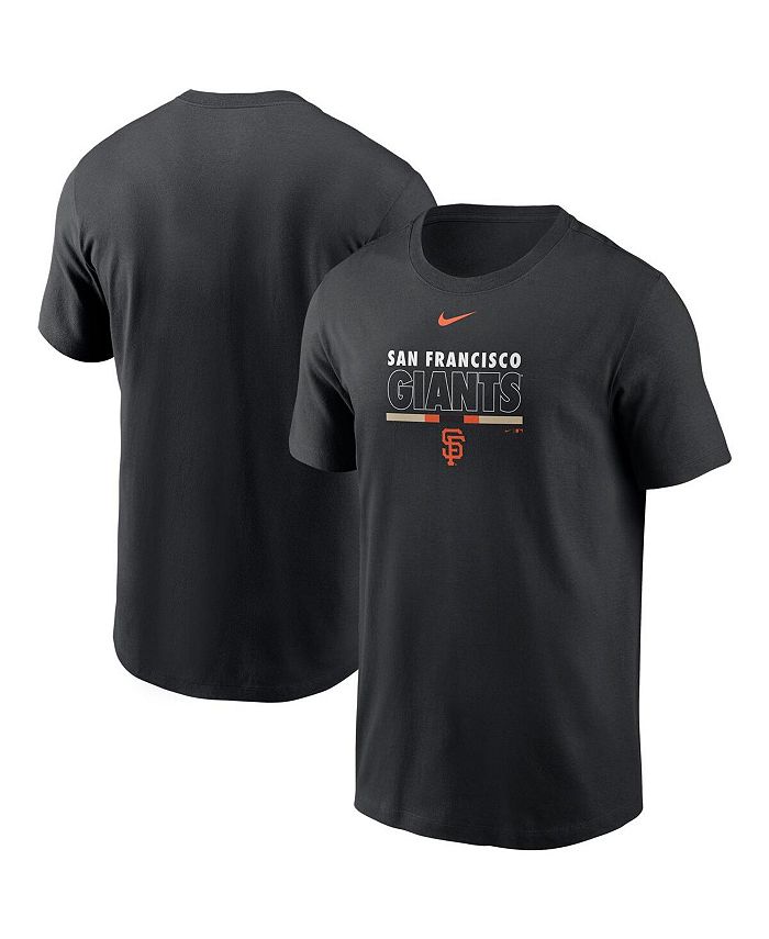 Nike Men's Black San Francisco Giants Color Bar T-shirt - Macy's