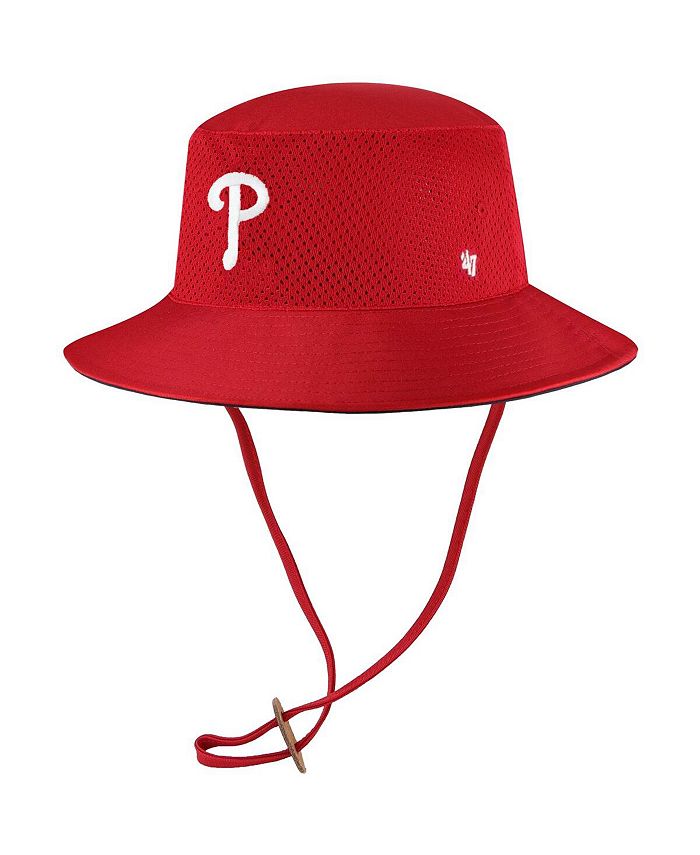 47 Brand Men's '47 Red Philadelphia Phillies Panama Pail Bucket Hat - Macy's