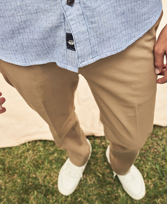 Dockers Men's Straight Fit City Tech Trousers, Nightwatch Blue, 38Wx30L