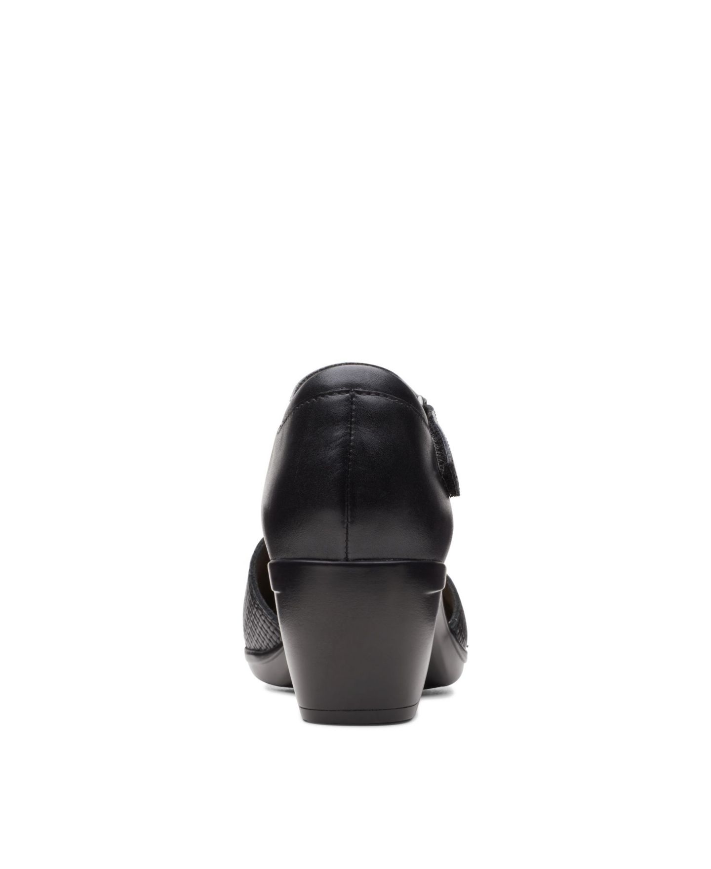Женские сандалии Clarks Collection Emily Rae, цвет: Чёрный кожаный — фото 4