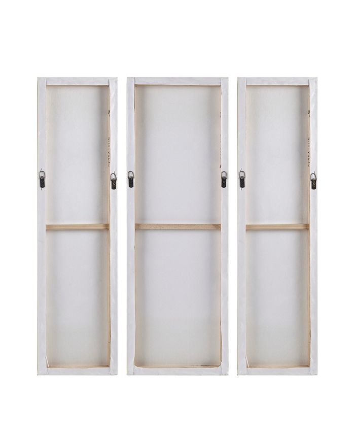 Madison Park Natural Mandala 3D Embellished Canvas Set, 3 Piece Macy's