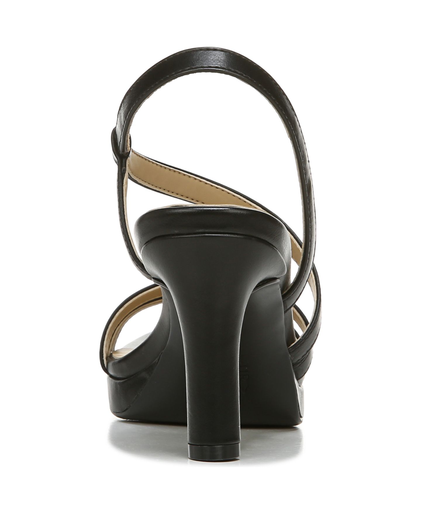 Женские сандалии Naturalizer Brenta Strappy Dress Sandals, цвет: Чёрная искусственная кожа — фото 3