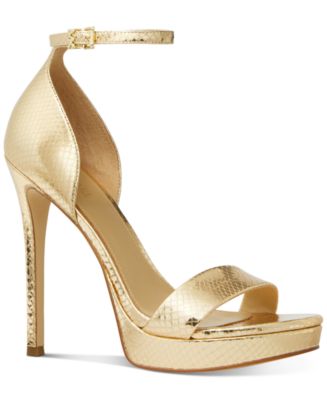 Michael Kors Women's Jordan Platform Dress Sandals - Macy's