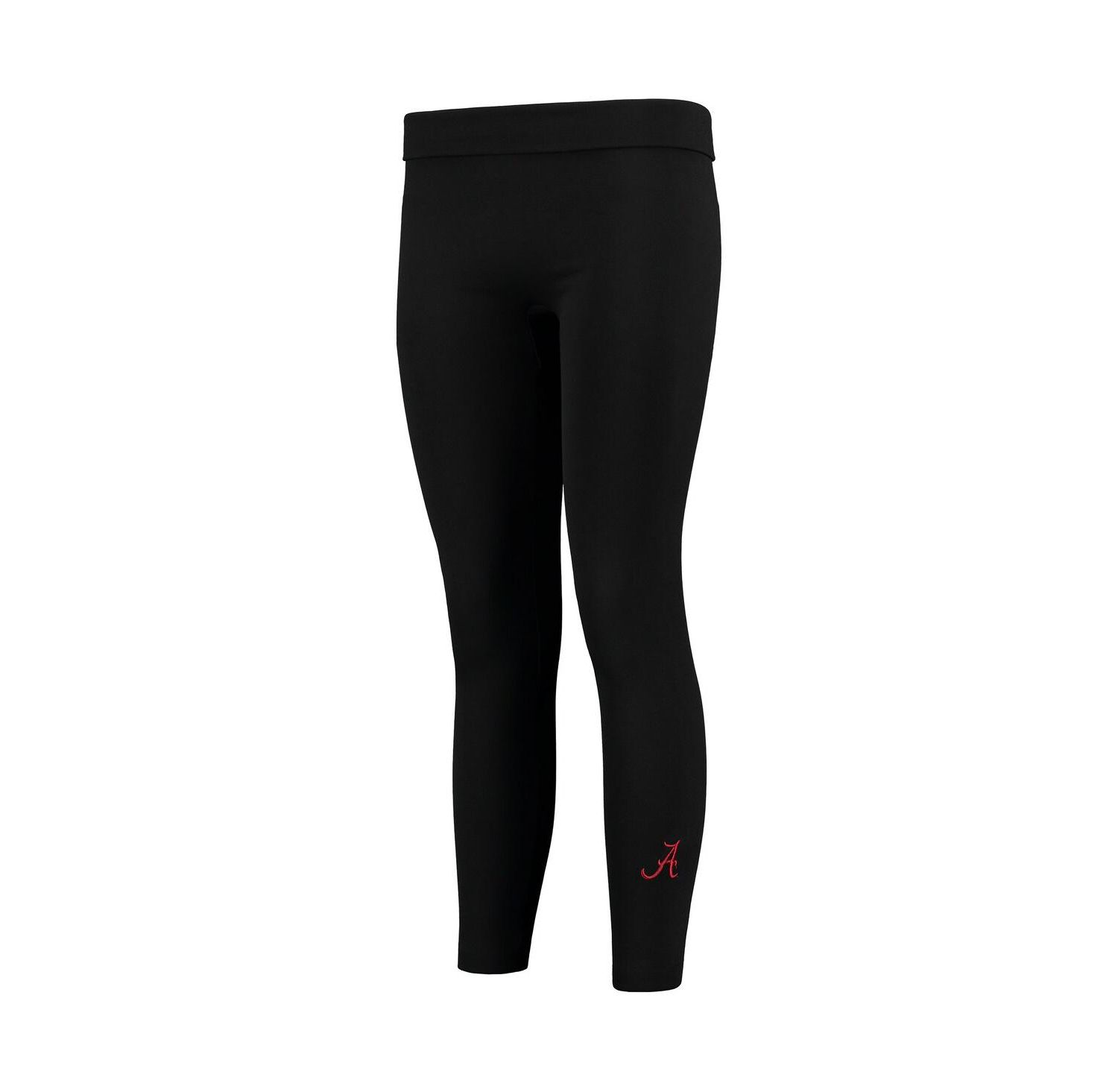 Women's Black Alabama Crimson Tide Fleece Leggings
