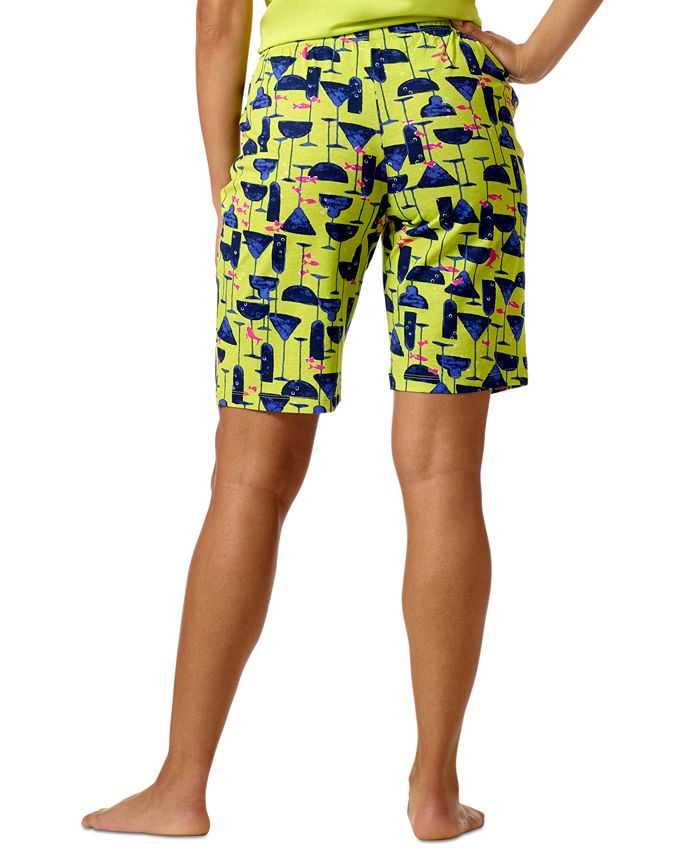 Hue Women's Sipping With Fishes-Print Bermuda Pajama Shorts - Macy's