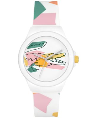 Lacoste - Unisex NeoCroc White Silicone Strap Watch 38mm