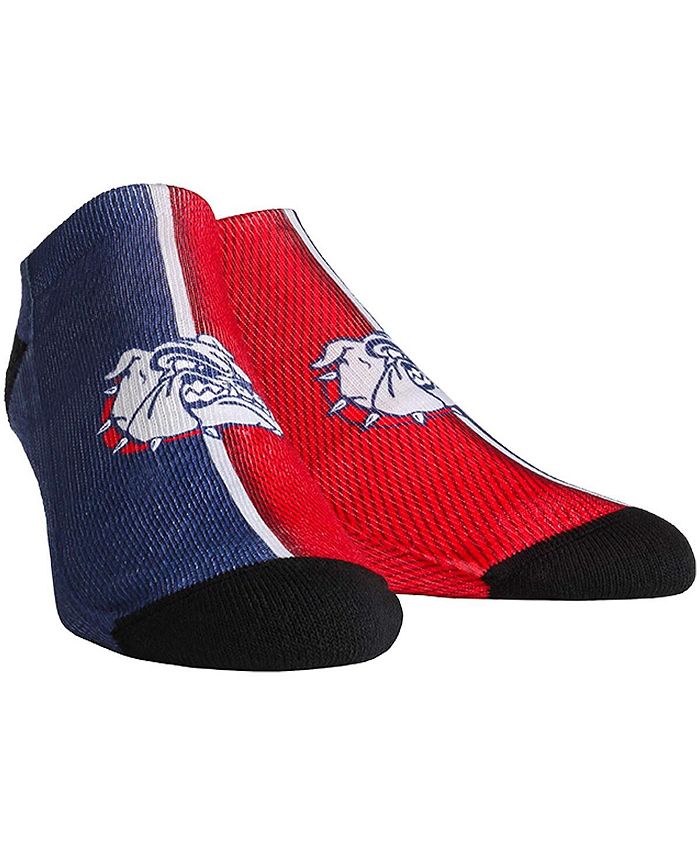 Rock 'Em Men's Rock Em Socks Gonzaga Bulldogs Campus Stripe Ankle Socks