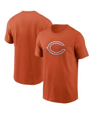 Men s Nike Orange Chicago Bears Primary Logo T shirt Macy s