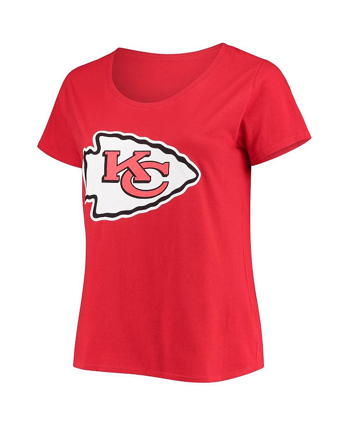 Fanatics Women's Branded Travis Kelce Red Kansas City Chiefs Plus Size ...