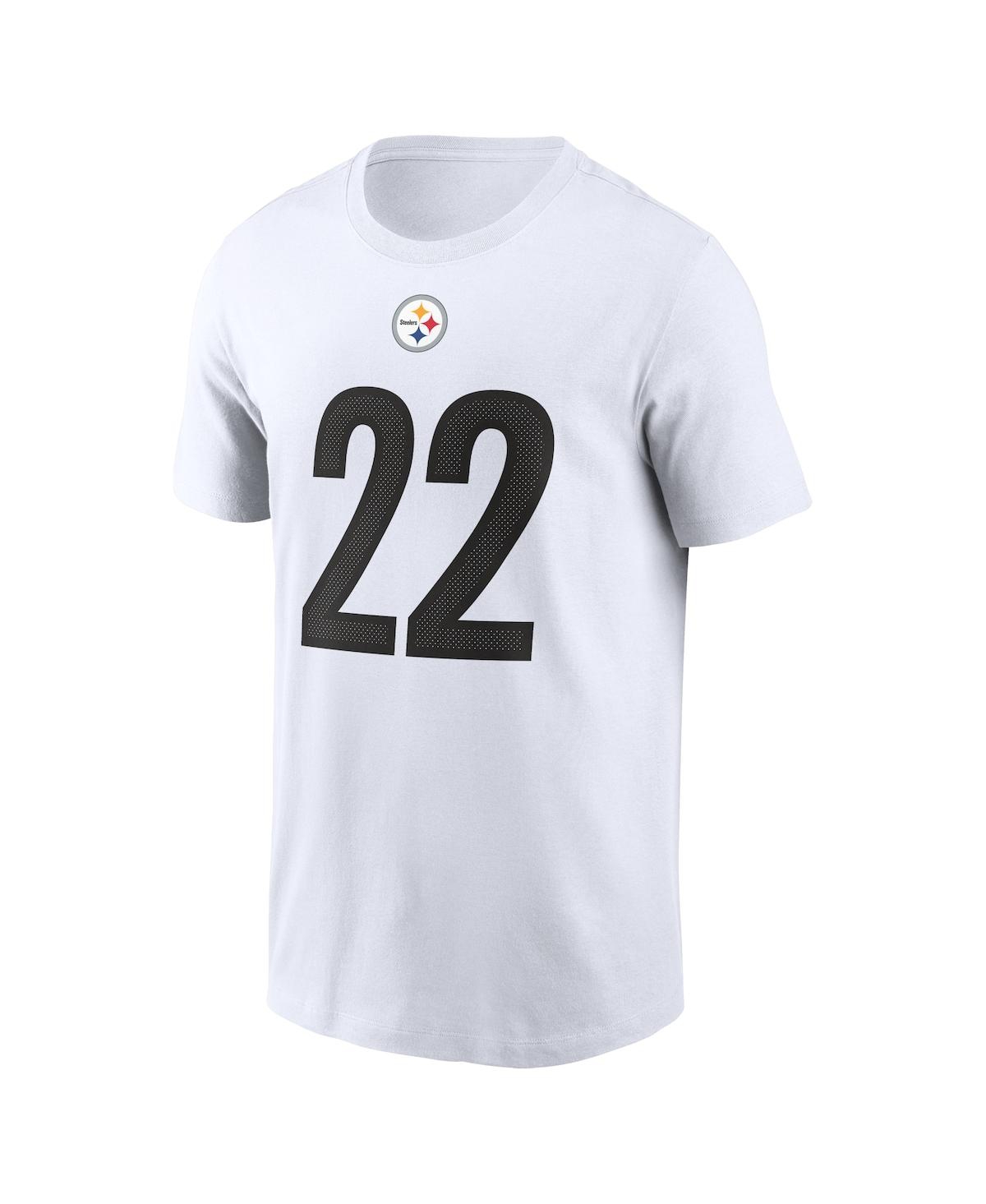 Men's Nike Najee HarrisPittsburgh Steelers Player Name Number T-shirt - White