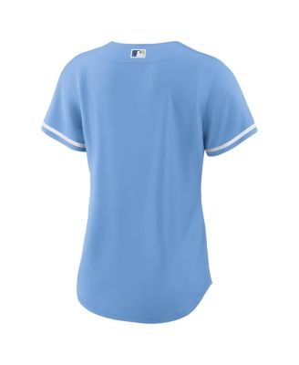 売れ筋商品|||ナイキ カットソー トップス レディース Women's Light Blue Kansas City s Alternate Replica Team Logo Jersey Light Blue Nike Women's Light Blue Kansas City Royals Alternate Replica