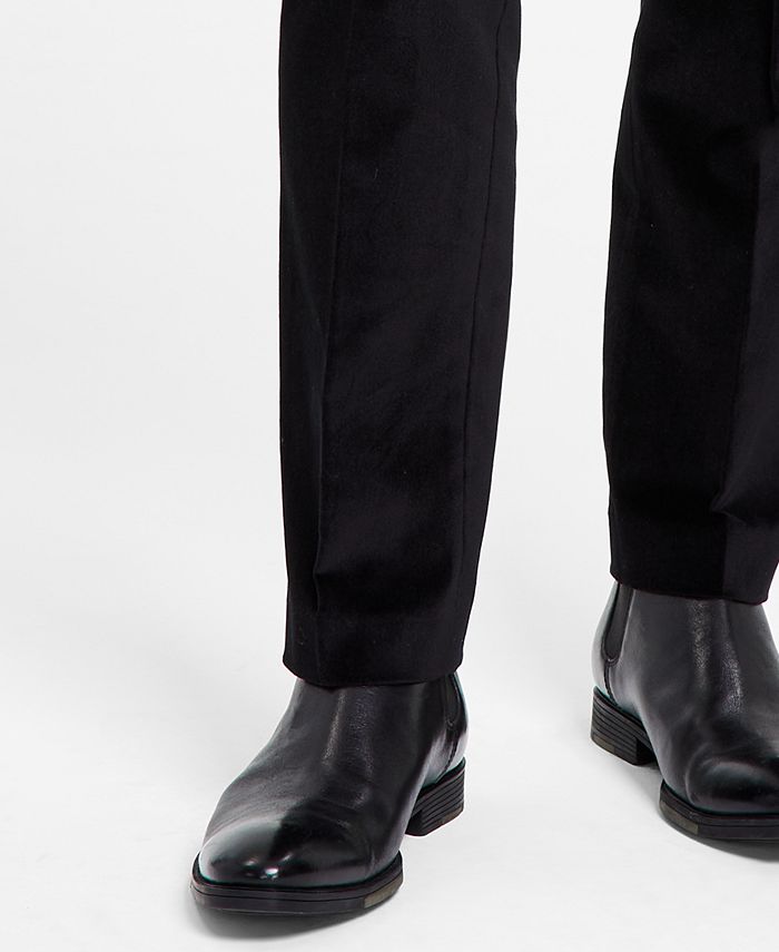 Alfani Men's SlimFit Velvet Dress Pants, Created for Macy's & Reviews Pants Men Macy's