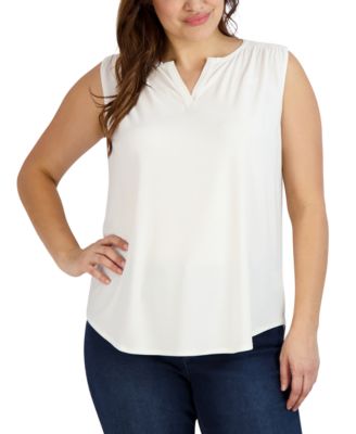 jones new york sleeveless blouse