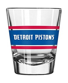 Detroit Pistons 2 oz Stripe Shot Glass