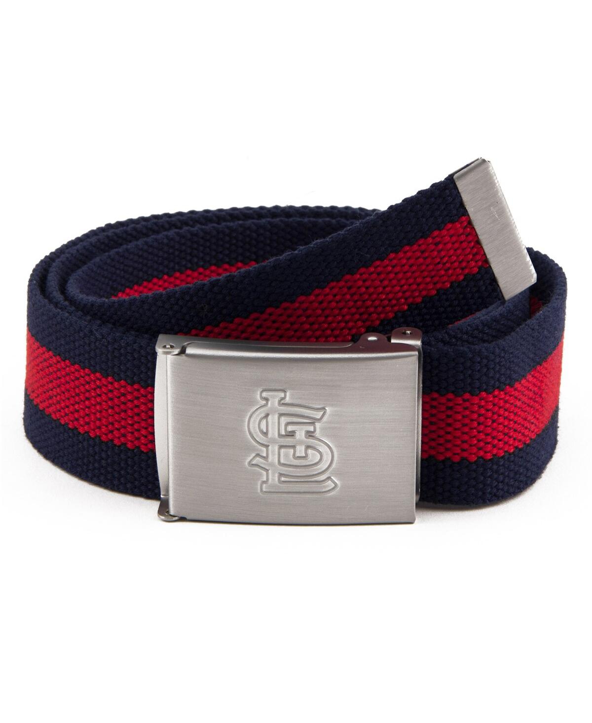 Eagles Wings Men's St. Louis Cardinals Fabric Belt In Blue,red