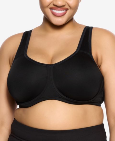 Спортивное бра Body, на косточках — Paramour, цвет: Чёрный