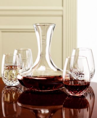 Waterford Stemware Lismore Nouveau Stemless Wine Collection In Clear