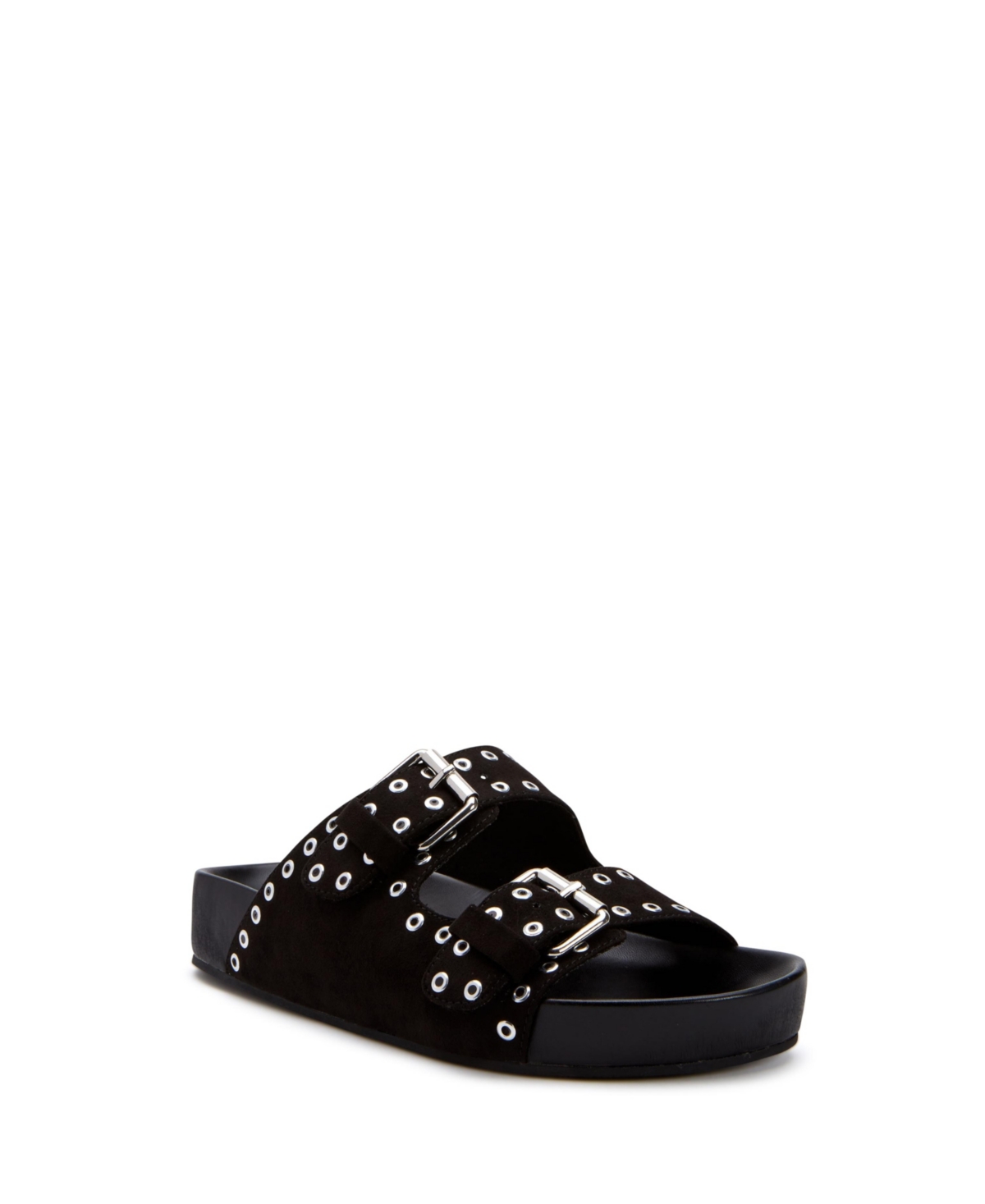 Katy Perry Women's The Buckle Footbed Sandals In Black