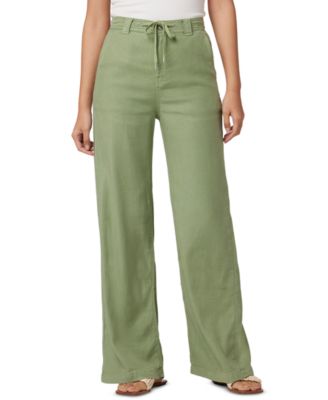 Hudson Jeans - Wide-Leg Drawstring Trousers