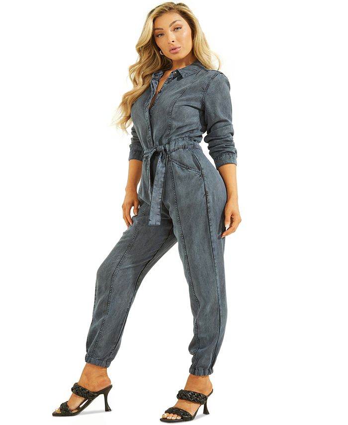 GUESS TieBelt Jumpsuit Macy's