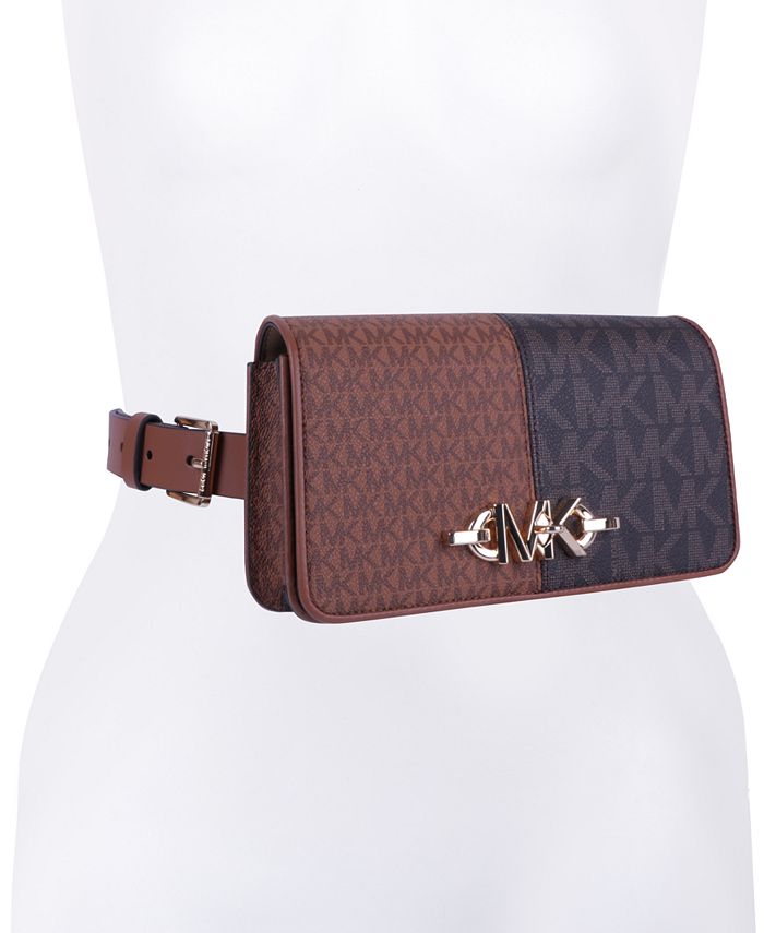 Michael Kors Signature Split Logo Multi Wear Belt Bag & Reviews - Belts ...