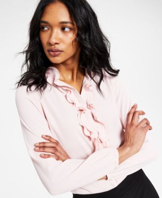 Bar III - Ruffled Blouse