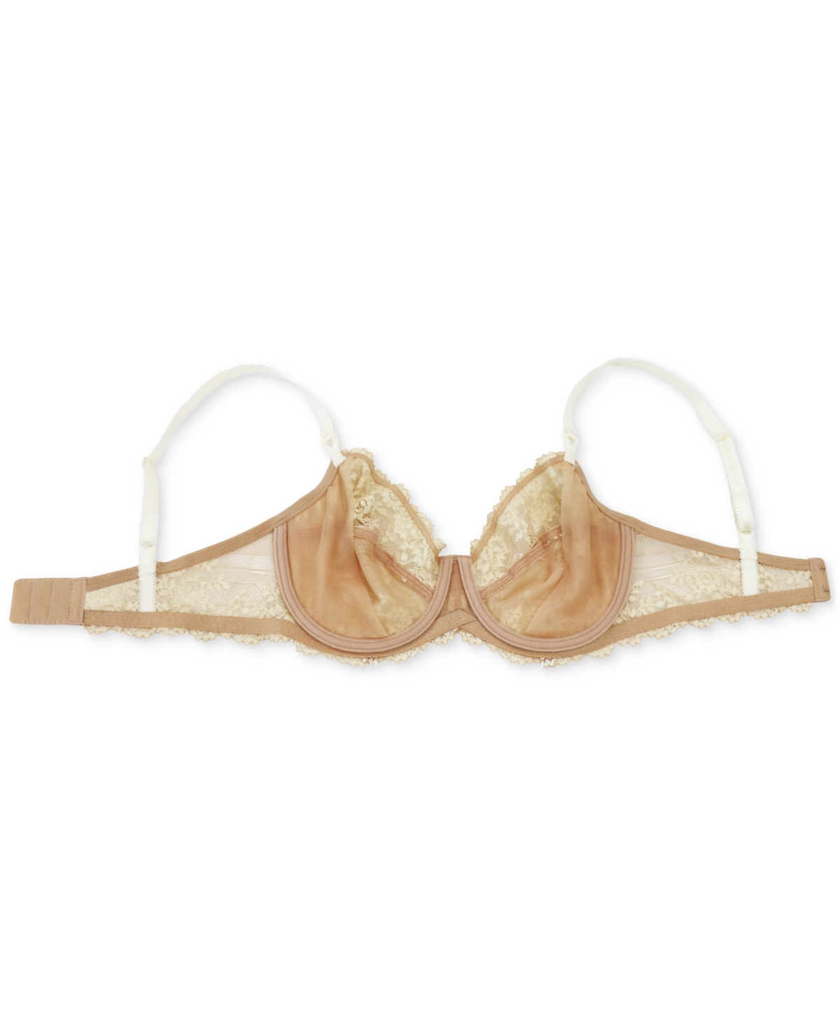 Wacoal Embrace Lace Underwire Bra 65191, Up To Ddd Cup In Nude,ivory- Nude 01