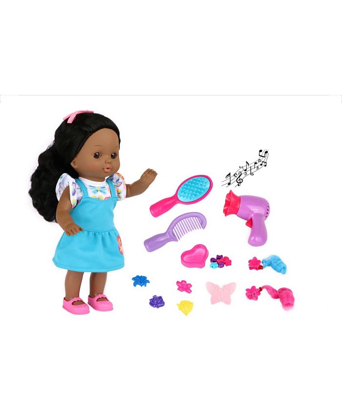 HollaBelle, Inc Dream Collection 12" Toy Baby Doll Hair Play Set