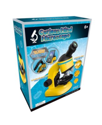 Curious Mind Children's Microscope Toy - View Through your Phone, 9 Piece