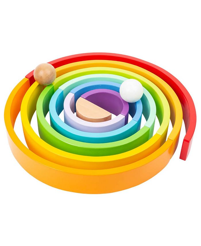 Flat River Group Small Foot Wooden Toys Xl Wooden Rainbow Play Set, 9 Piece Macy's