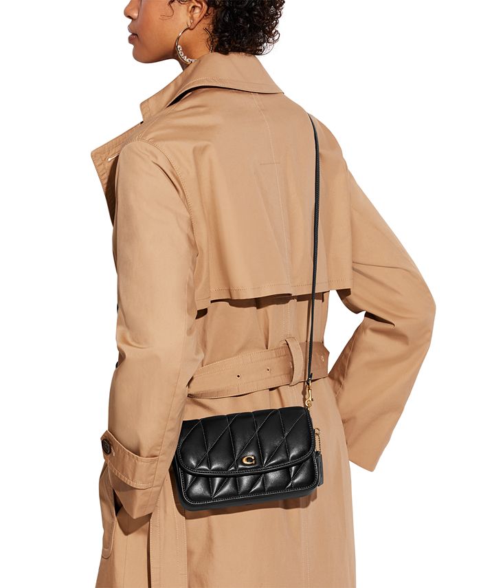 Calvin Klein Hayden Saffiano Leather Crossbody - Macy's