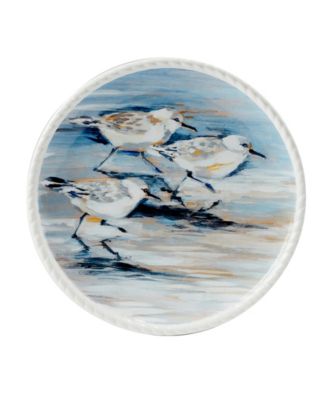 Shorebirds Salad Plate, Set of 4