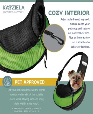 Katziela EXPANDABLE SLING BAG - FRONT SHOULDER PET CARRIER - Macy's