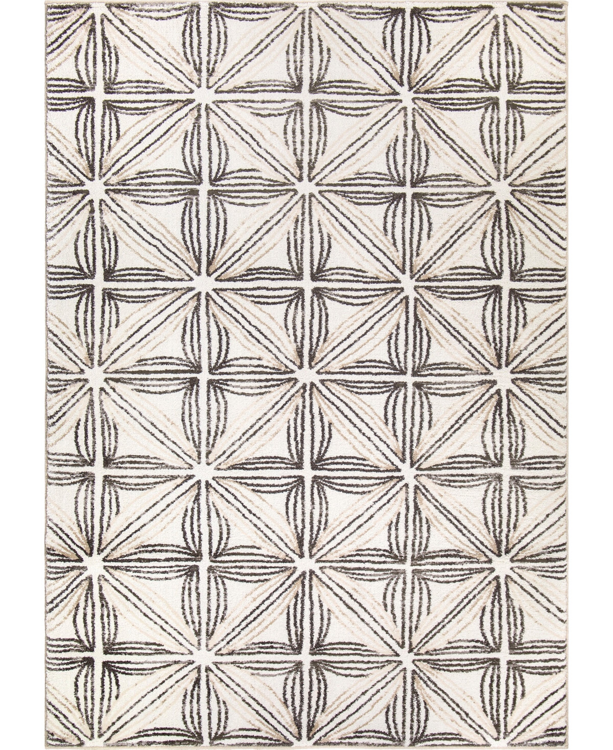 My Texas House Agave 9' x 13' Area Rug - White, Gray