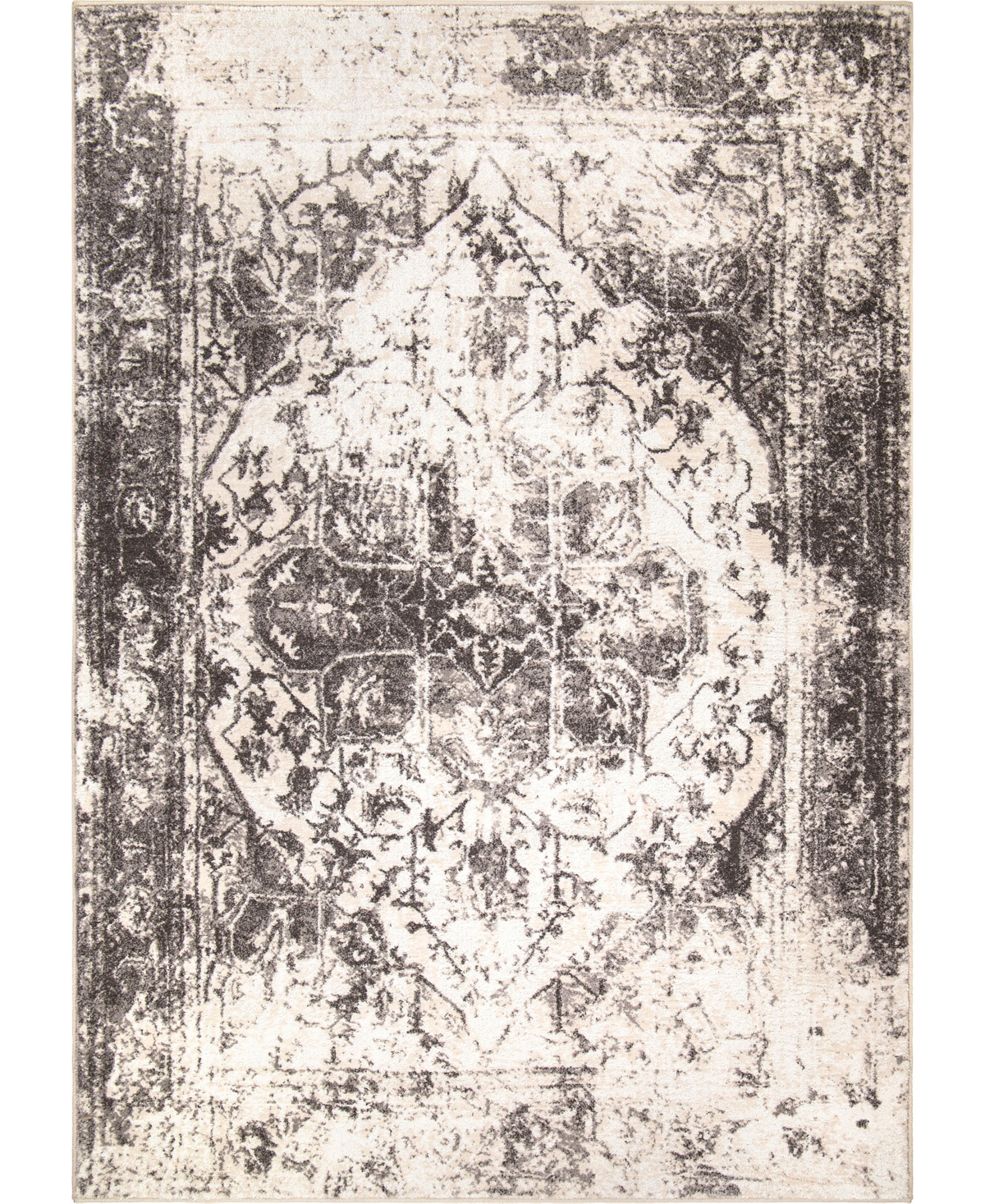 My Texas House The State House 9' x 13' Area Rug - Ivory, Gray