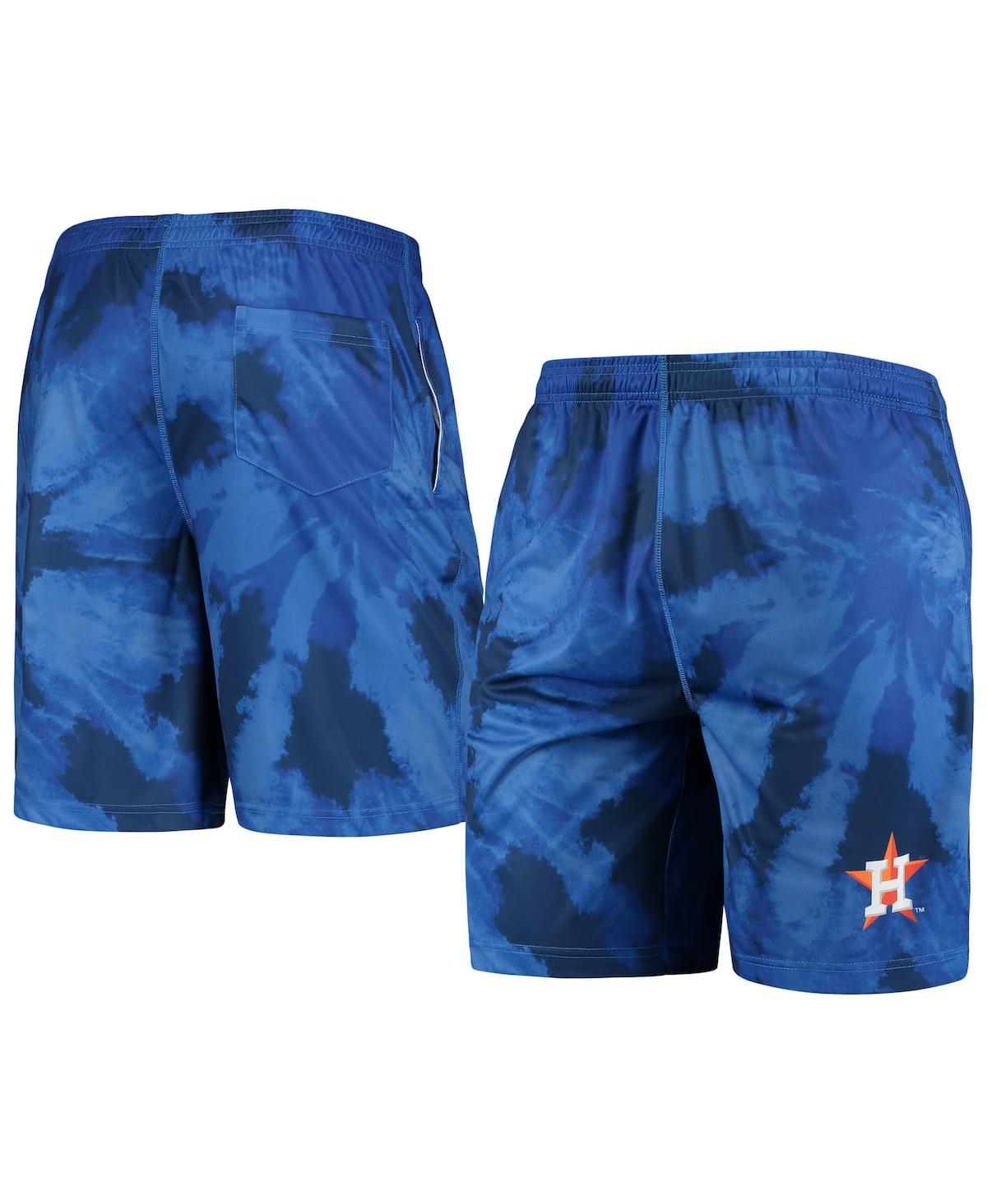 Men's Foco Navy Houston Astros Tie-Dye Training Shorts - Navy