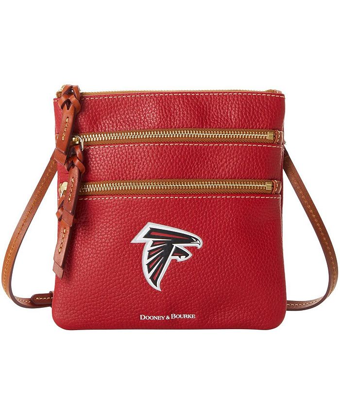 Women's Dooney & Bourke Atlanta Falcons Triple-Zip Crossbody Bag