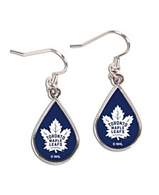 Women's Toronto Maple Leafs Tear Drop Dangle Earrings