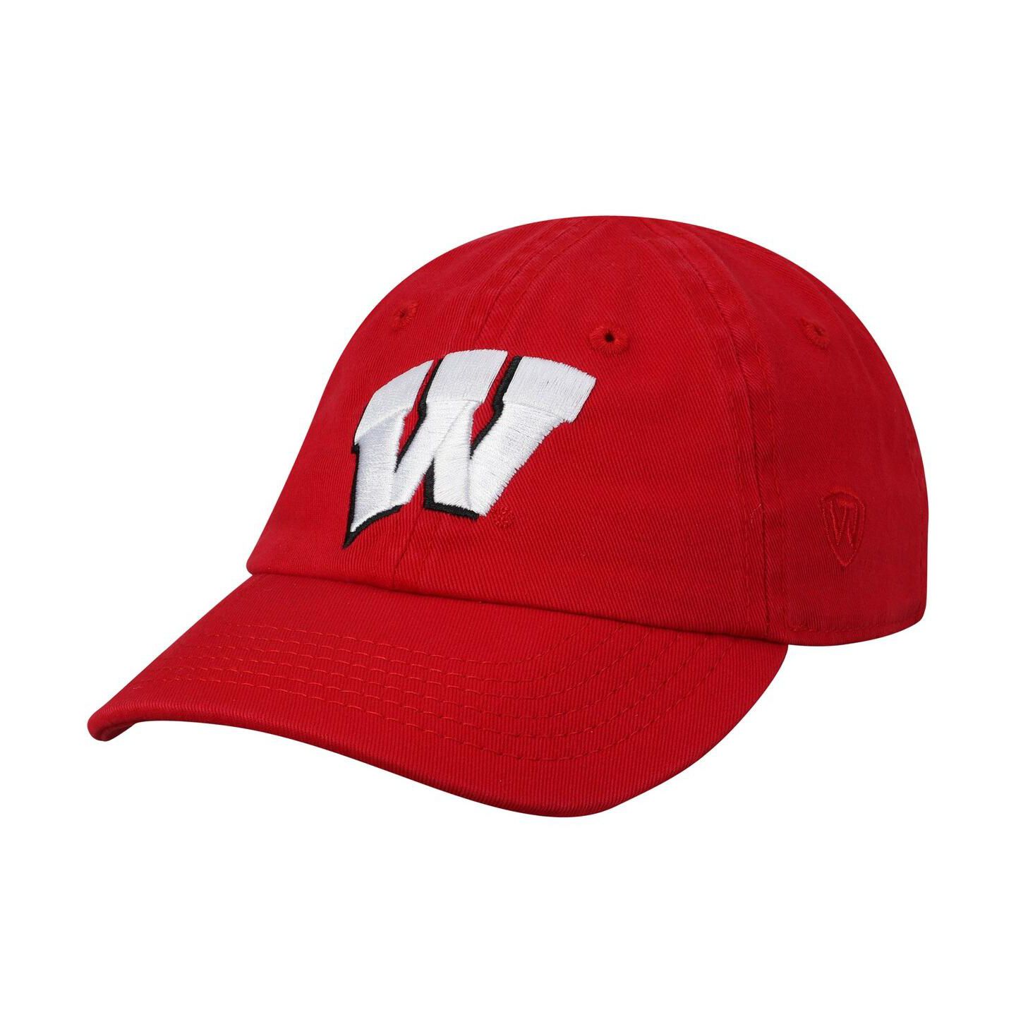 Кепка Top of the World Unisex Red Wisconsin Badgers Mini Me Adjustable Hat для малышей — фото 1