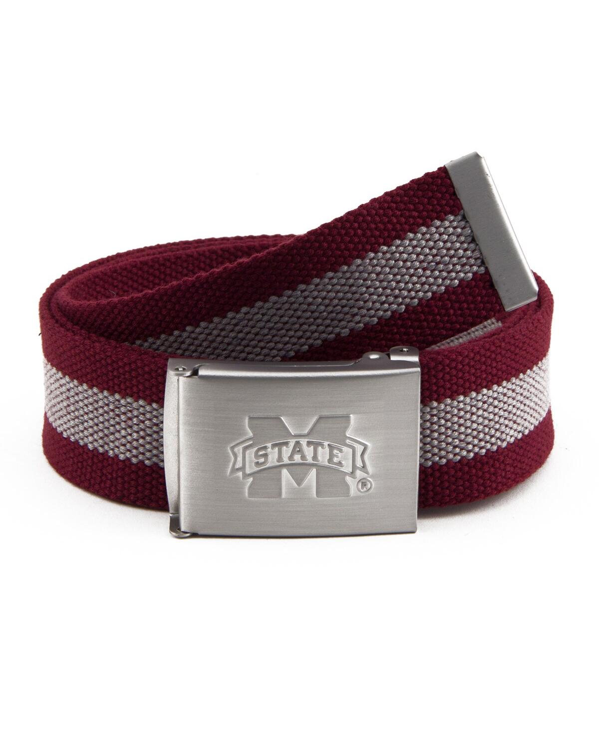 Eagles Wings Men's Mississippi State Bulldogs Fabric Belt In Multi
