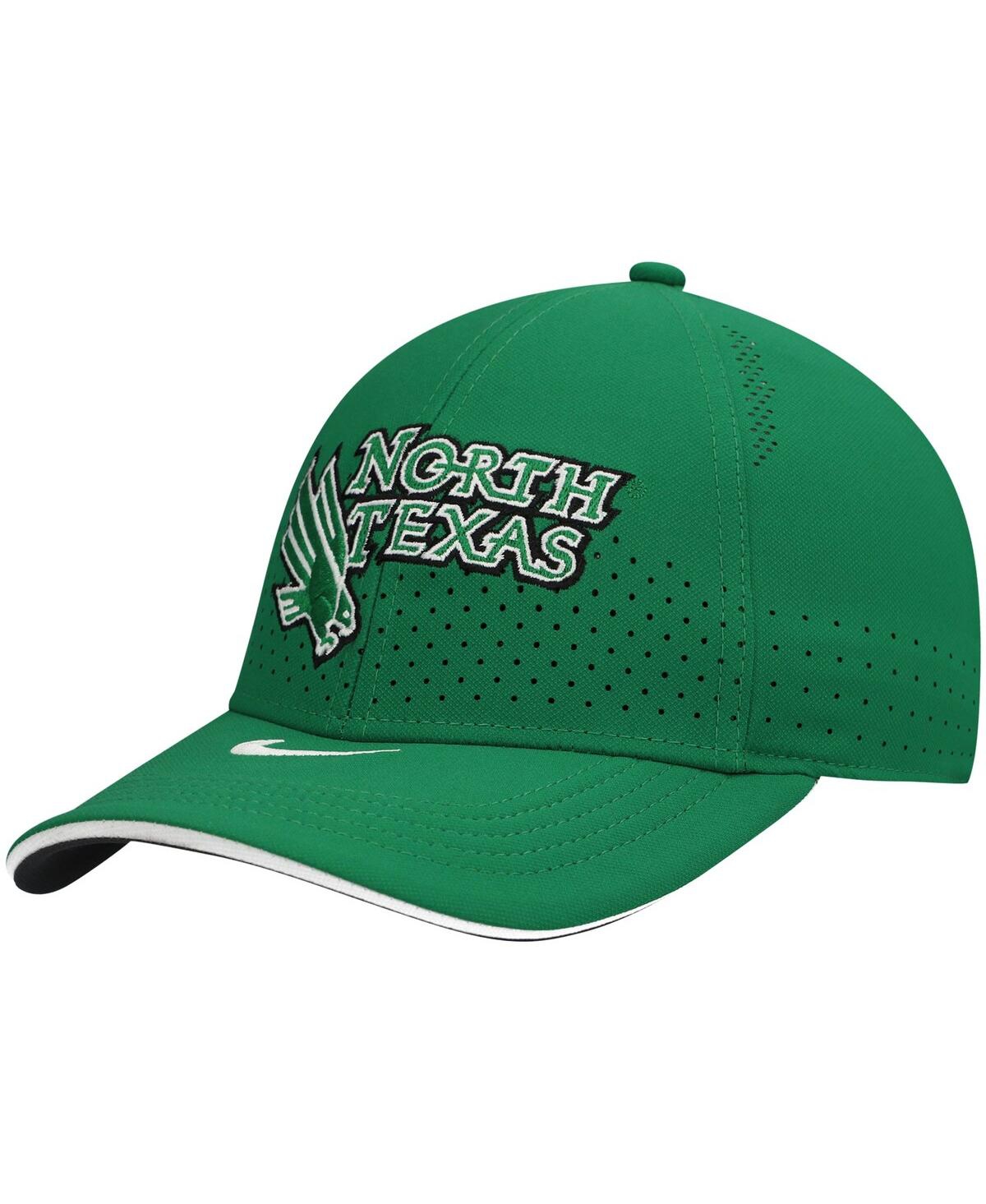 Men's Nike Green North Texas Mean Green Team Sideline Coaches Legacy 91 Performance Adjustable Hat
